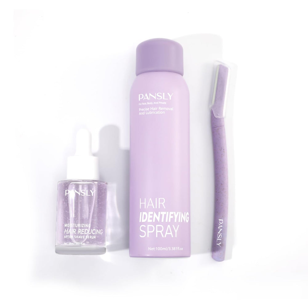 PANSLY packaging display kit showcases complete set.