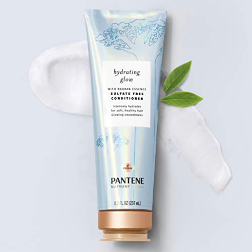 Pantene bottle with Pantene logo signals premium hair care routine.