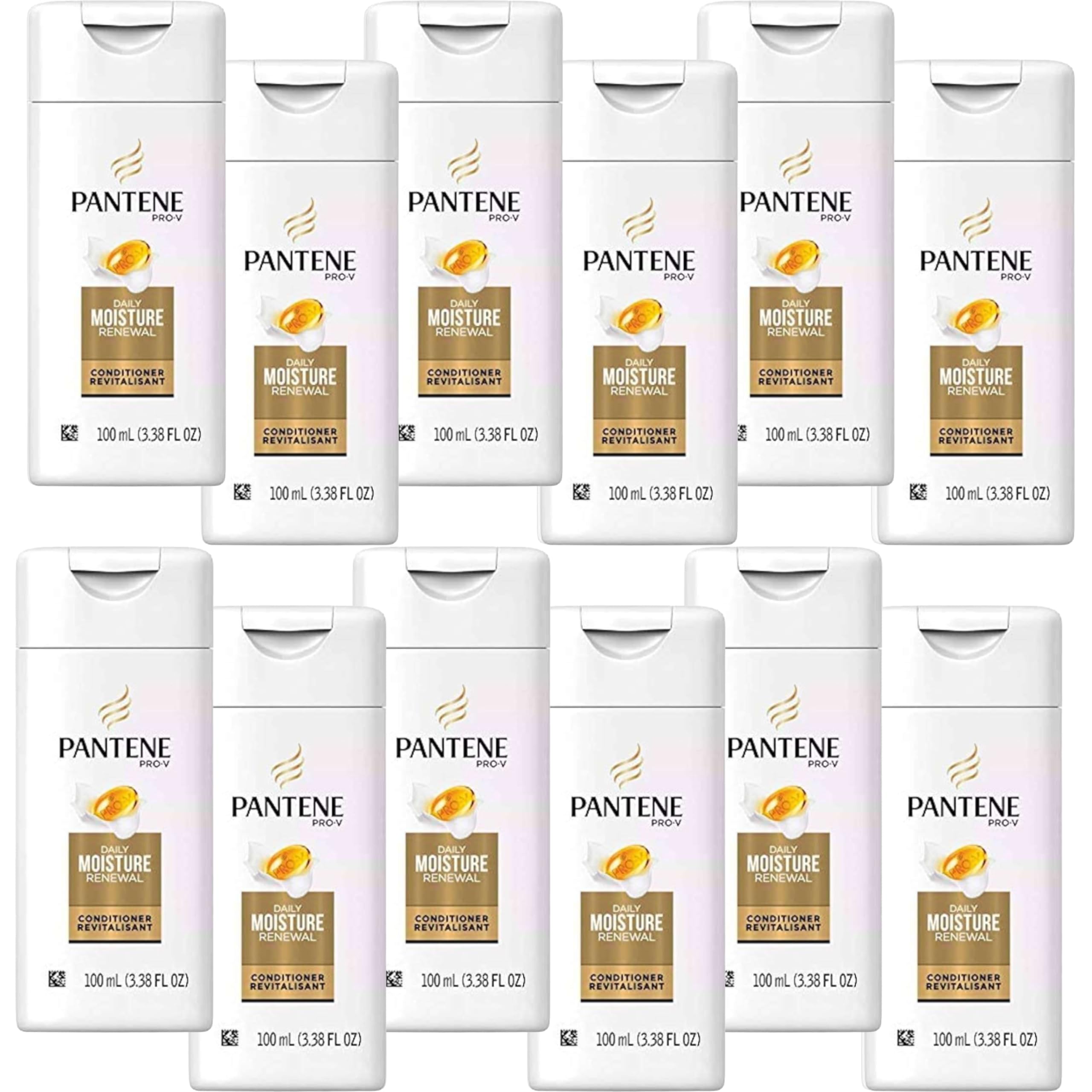 Pantene Daily Moisture Renewal conditioner bottle for 24-hour hydration and smoother hair