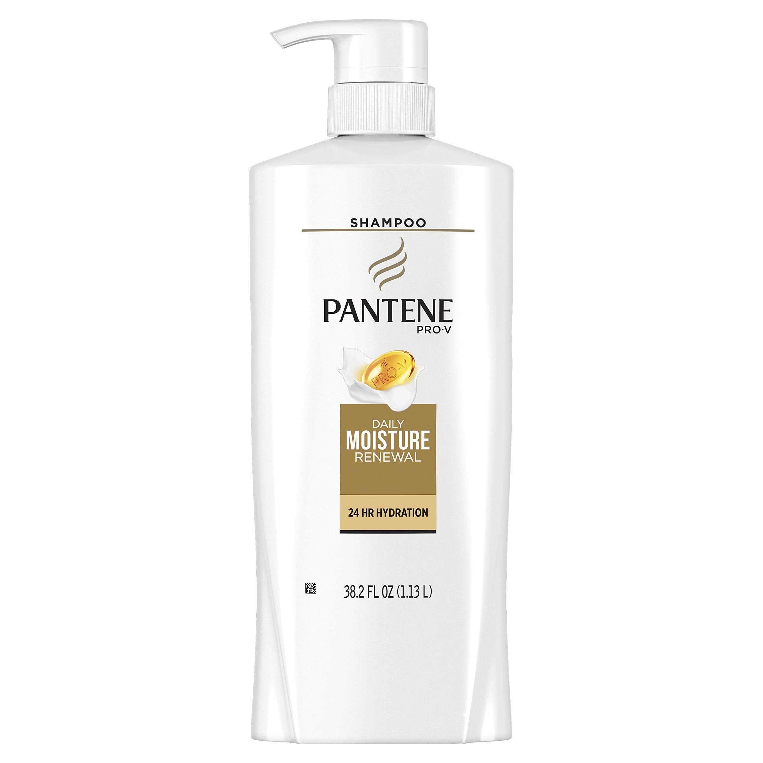 Pantene Daily Moisture Shampoo bottle front with daily hydration focus.
