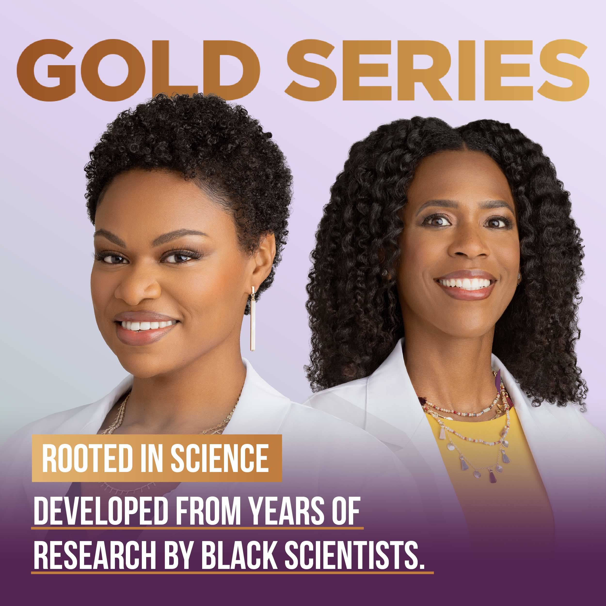 Pantene Gold Series New Lengths packaging showcases modern design and branding.