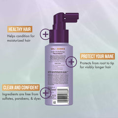 Pantene Gold Series scalp treatment used on damp hair to condition and hydrate.