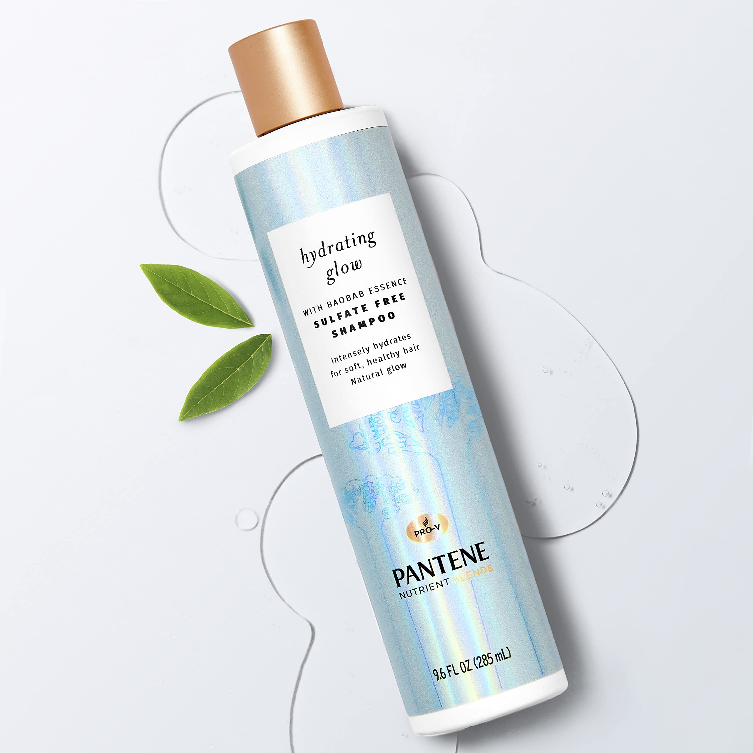 Pantene Hydrating Glow antioxidants label points to scalp-friendly nourishment