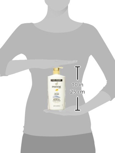 Pantene Pro-V Classic Clean conditioner ingredients panel with antioxidants supporting hair nourishment