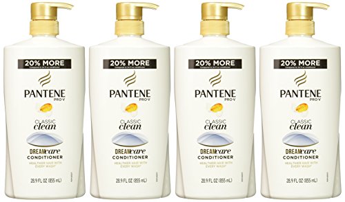 Pantene Pro-V Classic Clean conditioner packaging variant suggests reliable daily moisture