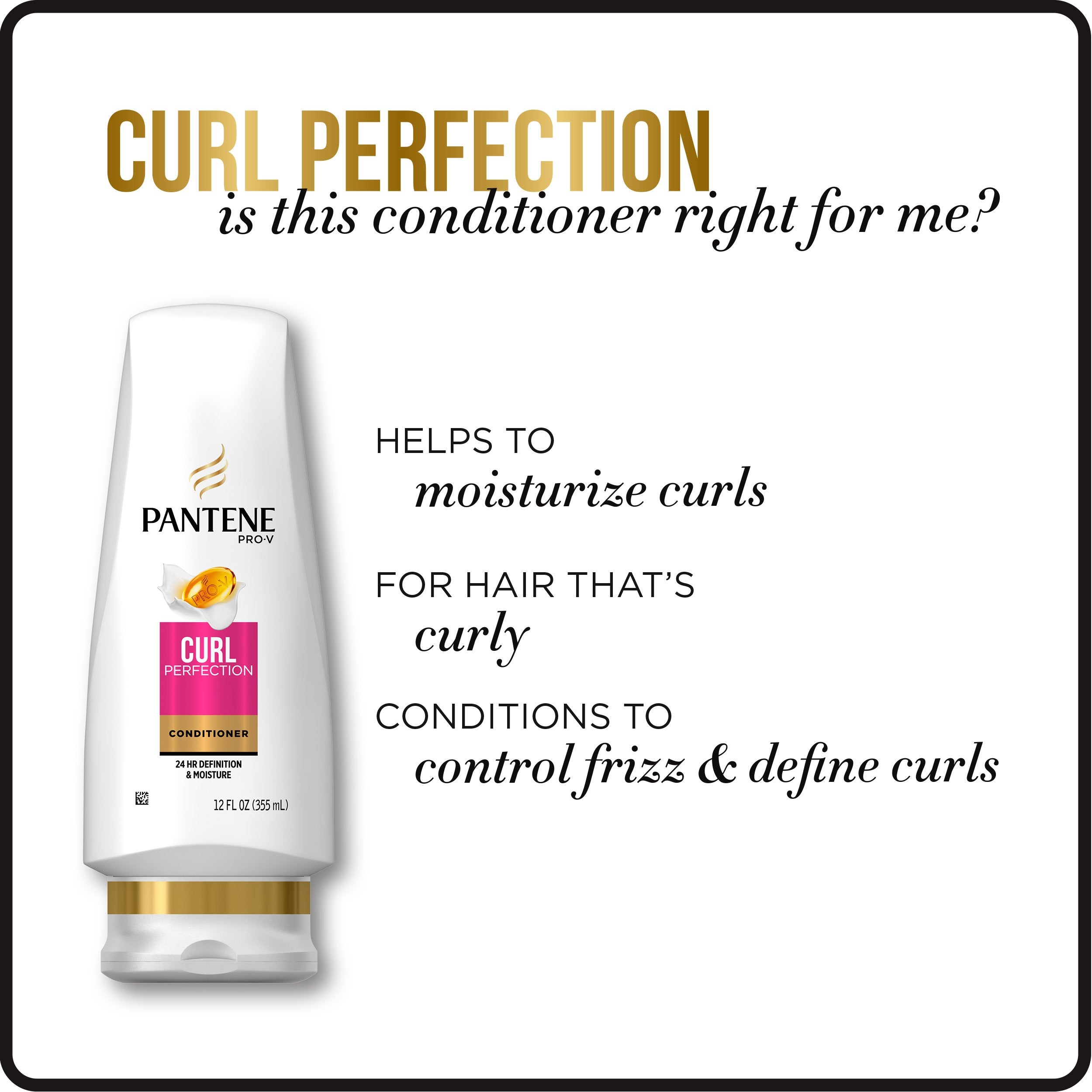 Pantene Pro-V Curl Perfection Conditioner air-dry curls highlight
