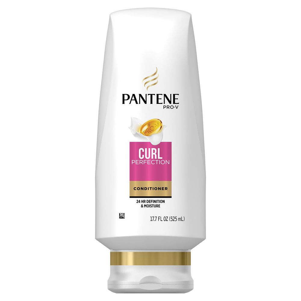 Pantene Pro-V Curl Perfection Conditioner bottle front highlighting curl definition