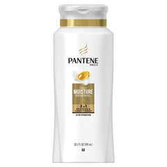 Pantene Pro-V Daily Moisture Renewal 2 in 1 bottle, glossy finish, for smooth detangling.
