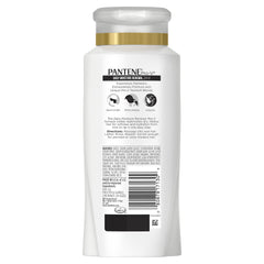 Close-up of Pantene Pro-V Daily Moisture Renewal 2-in-1 label highlighting Pro-V formula.