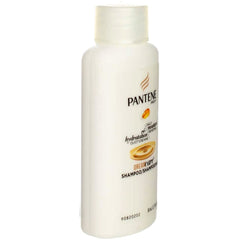 This image shows shiny hair strands after using Pantene Pro-V Moisture Renewal shampoo.