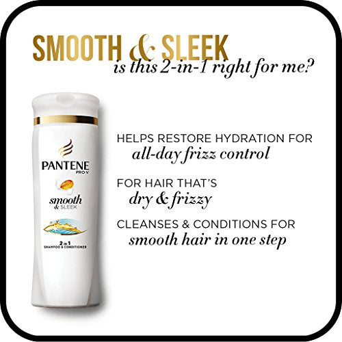 Pantene Pro-V Smooth & Sleek delivers a glossy finish that catches light