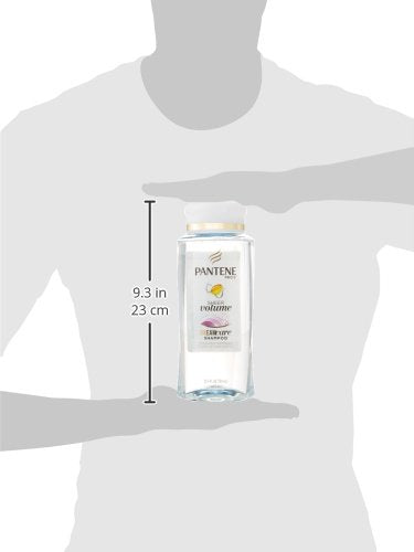 Pantene Sheer Volume Shampoo creamy lather highlights lift and detangling