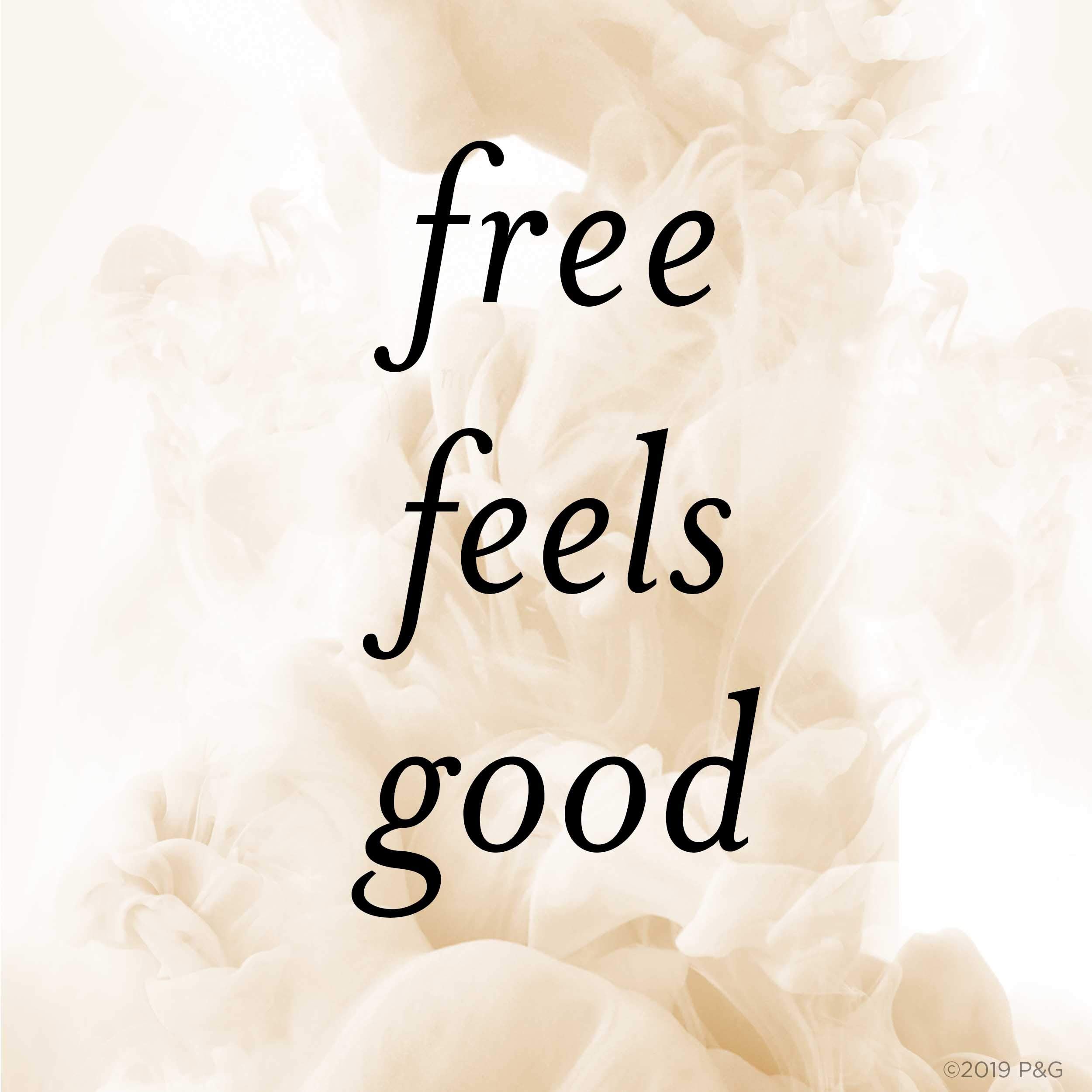 Pantene sulfate-free formula badge on bottle, signaling clean care without harsh ingredients.