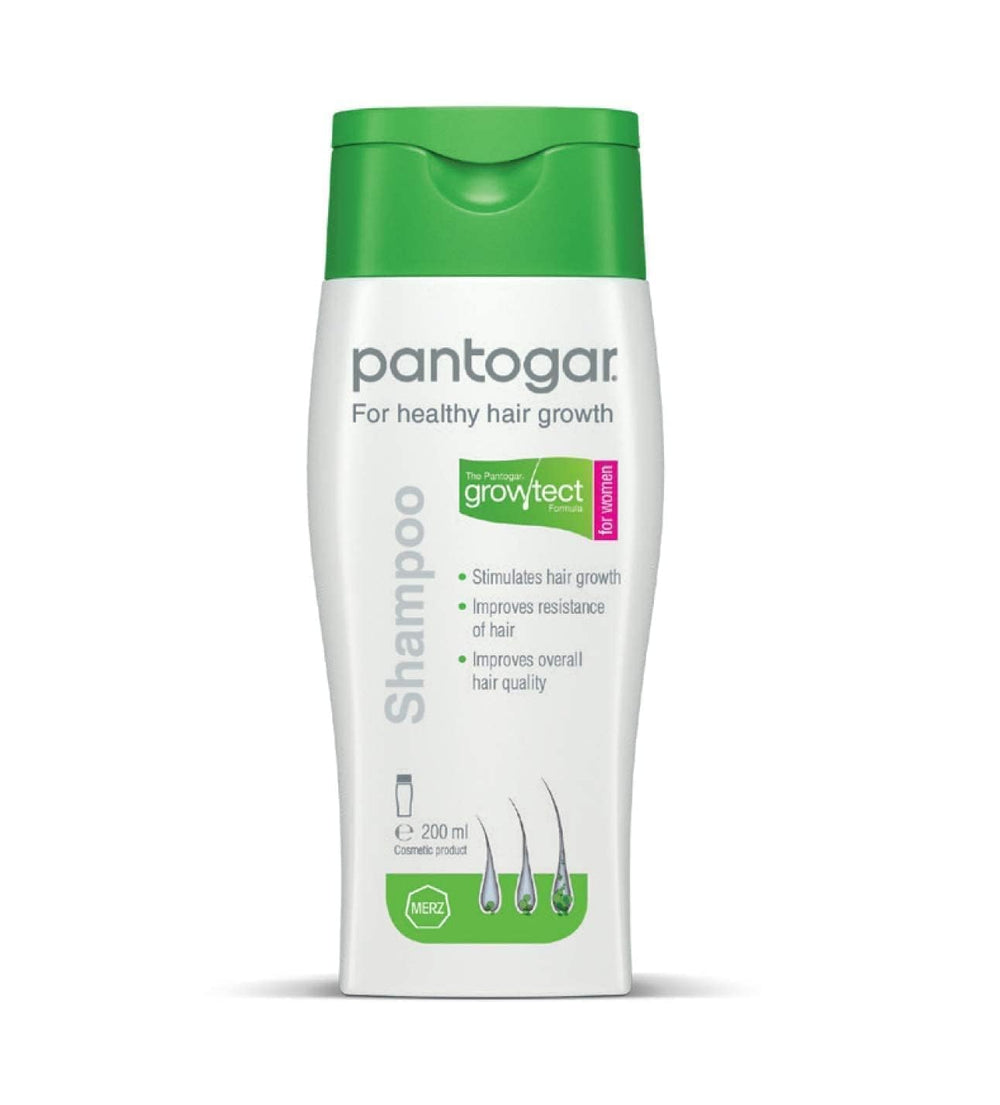 Pantovigar shampoo bottle for daily use supports stronger hair care routine
