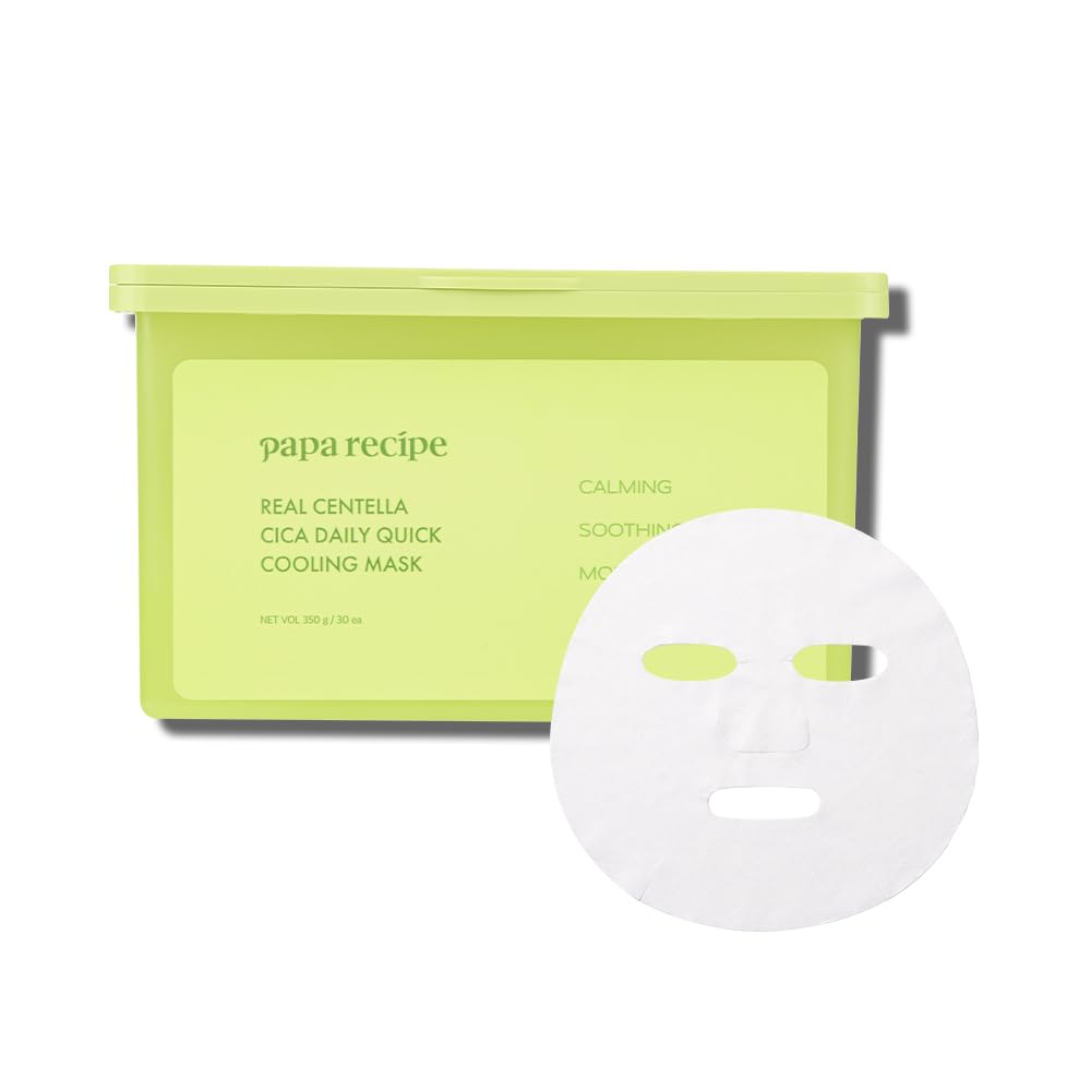 Papa Recipe Real Centella Cica mask sheets calm sensitive skin