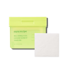 Papa Recipe Real Centella Cica Toner Pads 80-sheet pack for soothing redness and hydration