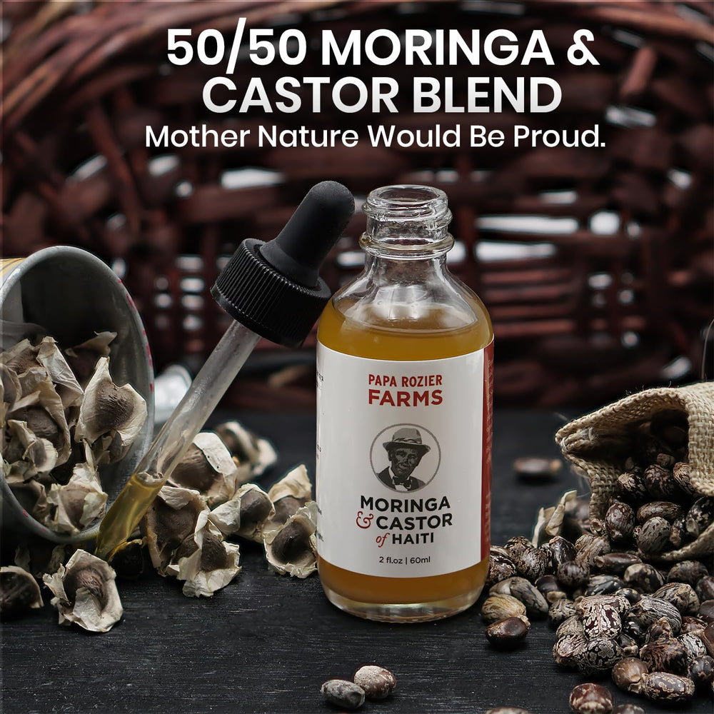 Papa Rozier Farms dry hair repair treatment restores strength and shine.