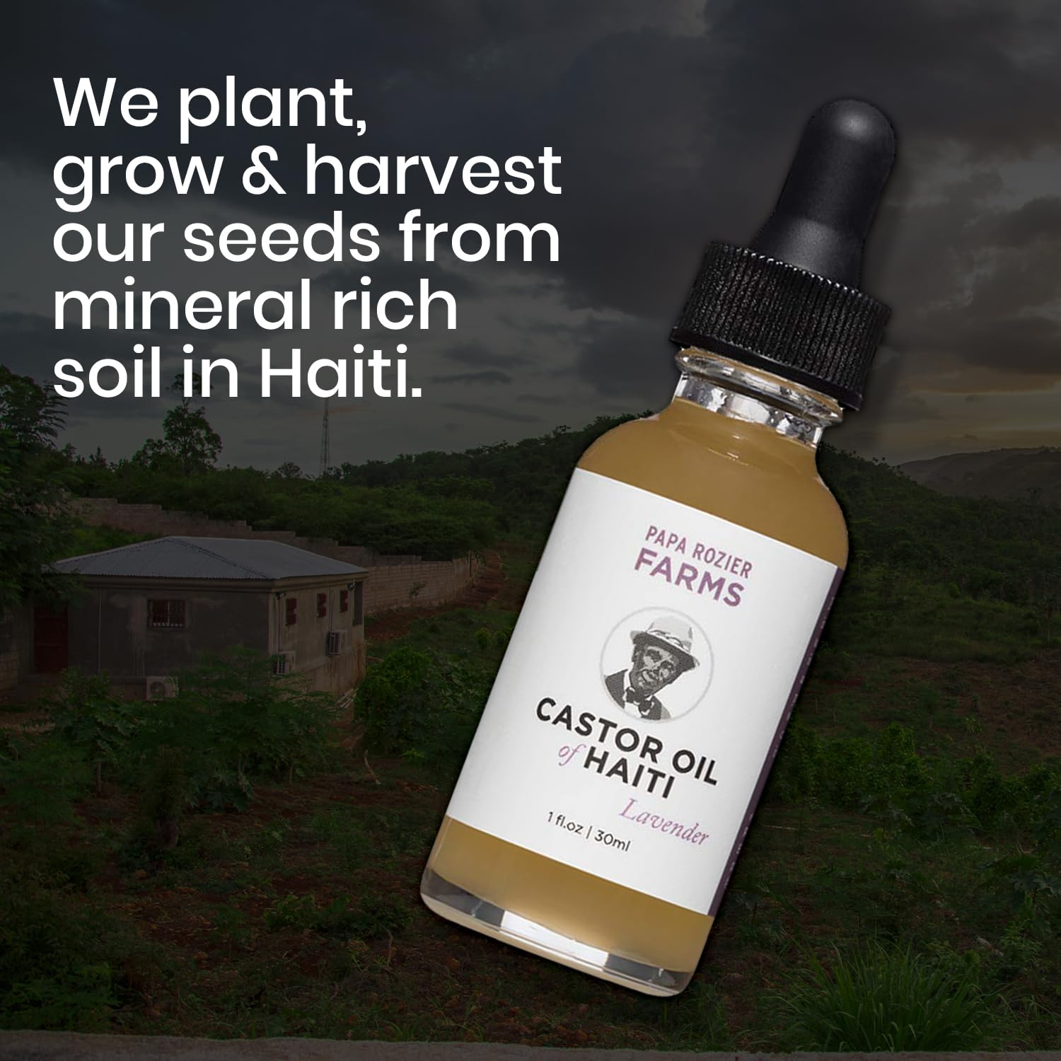 Papa Rozier Farms packaging emphasizes hexane-free, organic ingredients
