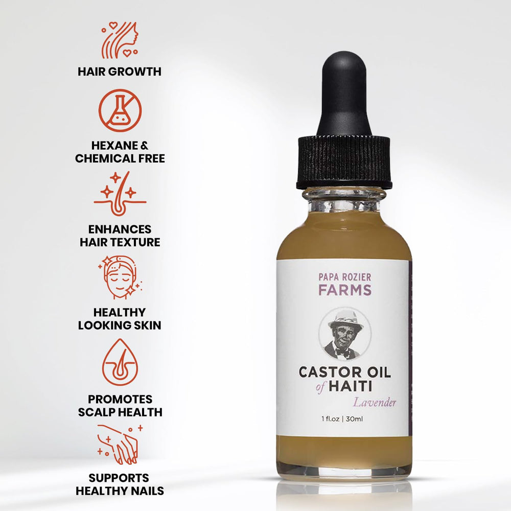 Papa Rozier Farms oil drop shown for easy targeted application
