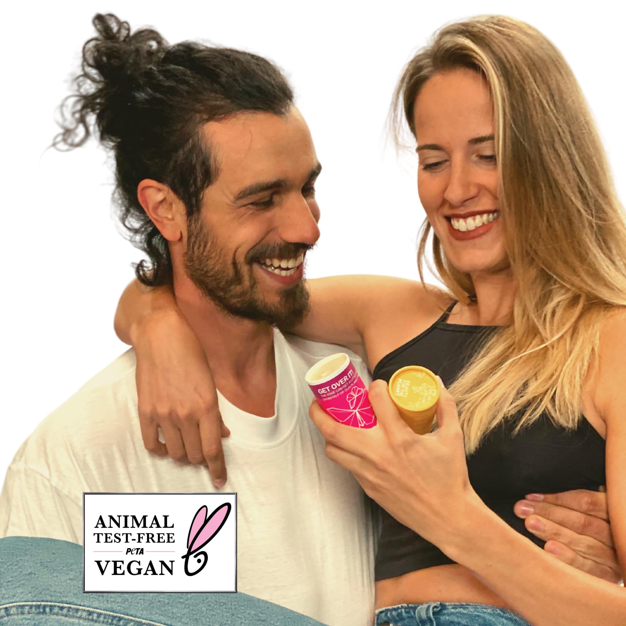 Vegan and cruelty-free deodorant free from synthetic irritants.