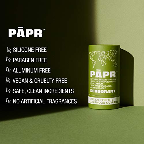 PĀPR natural ingredients coconut oil and shea butter for gentle care.
