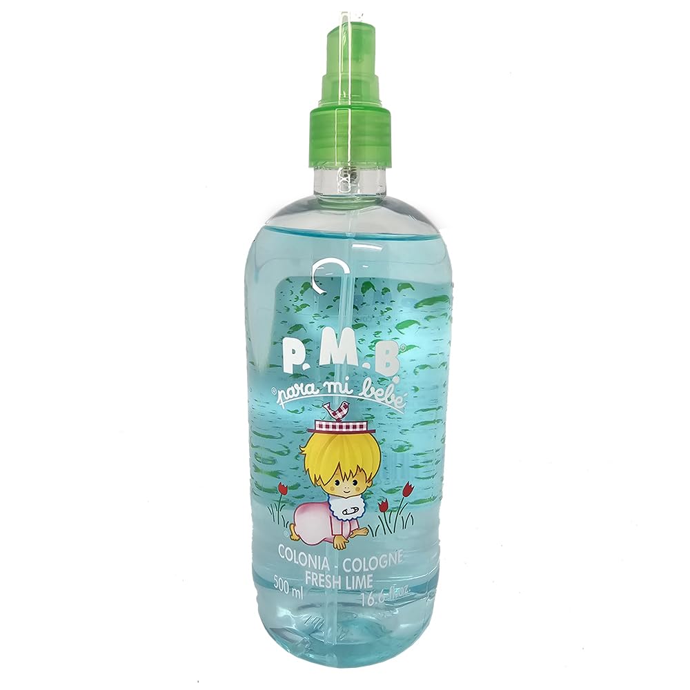 Para Mi Bebe Cologne Fresh Lime bottle offers a gentle, refreshing scent after bath time.