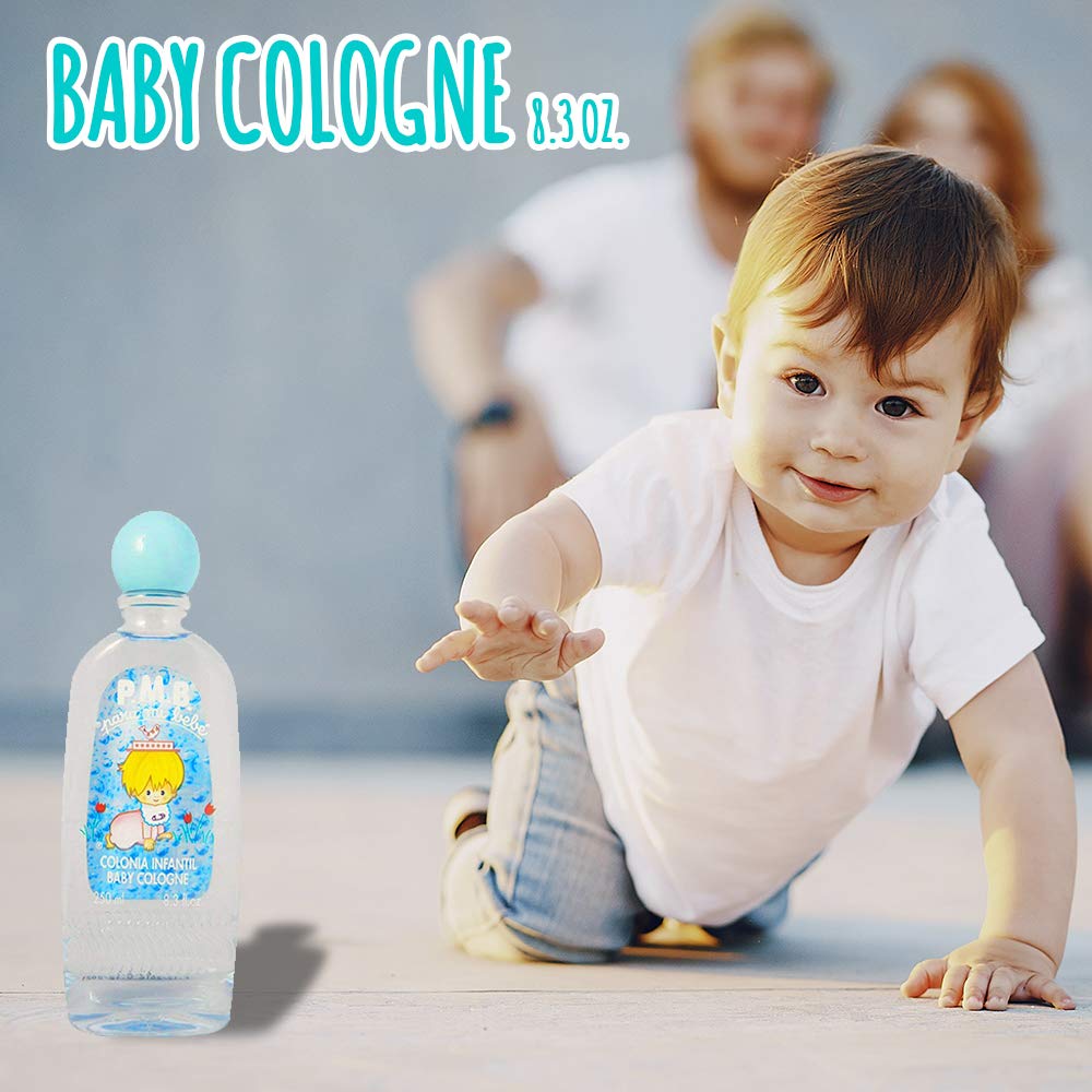 Para Mi Bebe Splash Cologne for Boys 3-pack packaging with mild aroma for outings.