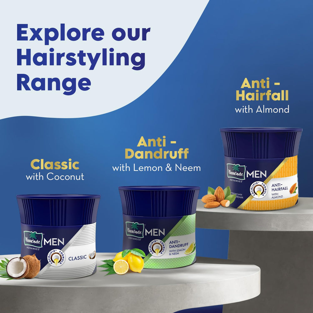 Parachute Advansed Men Hair Cream anti-dandruff feature