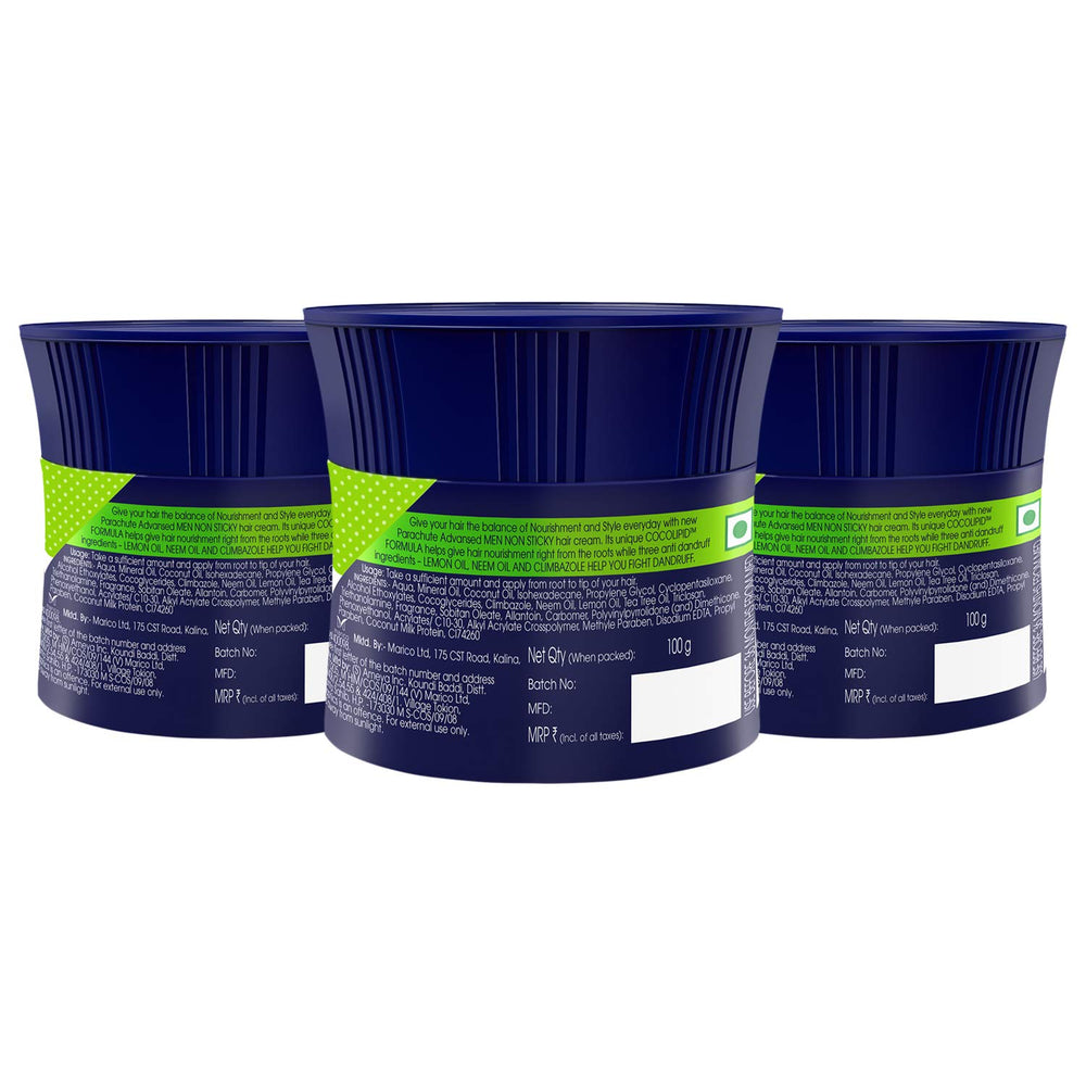 Parachute Advansed Men Hair Cream shower routine setup