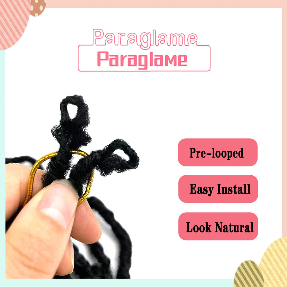Paraglame soft locs are maintenance-friendly and long-lasting for everyday wear.