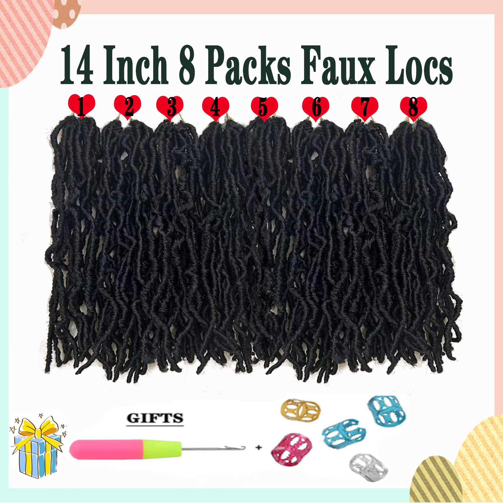 Paraglame curly wavy goddess locs offer versatile styling options.