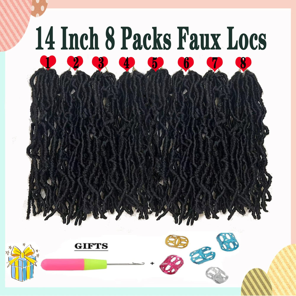 Paraglame curly wavy goddess locs offer versatile styling options.