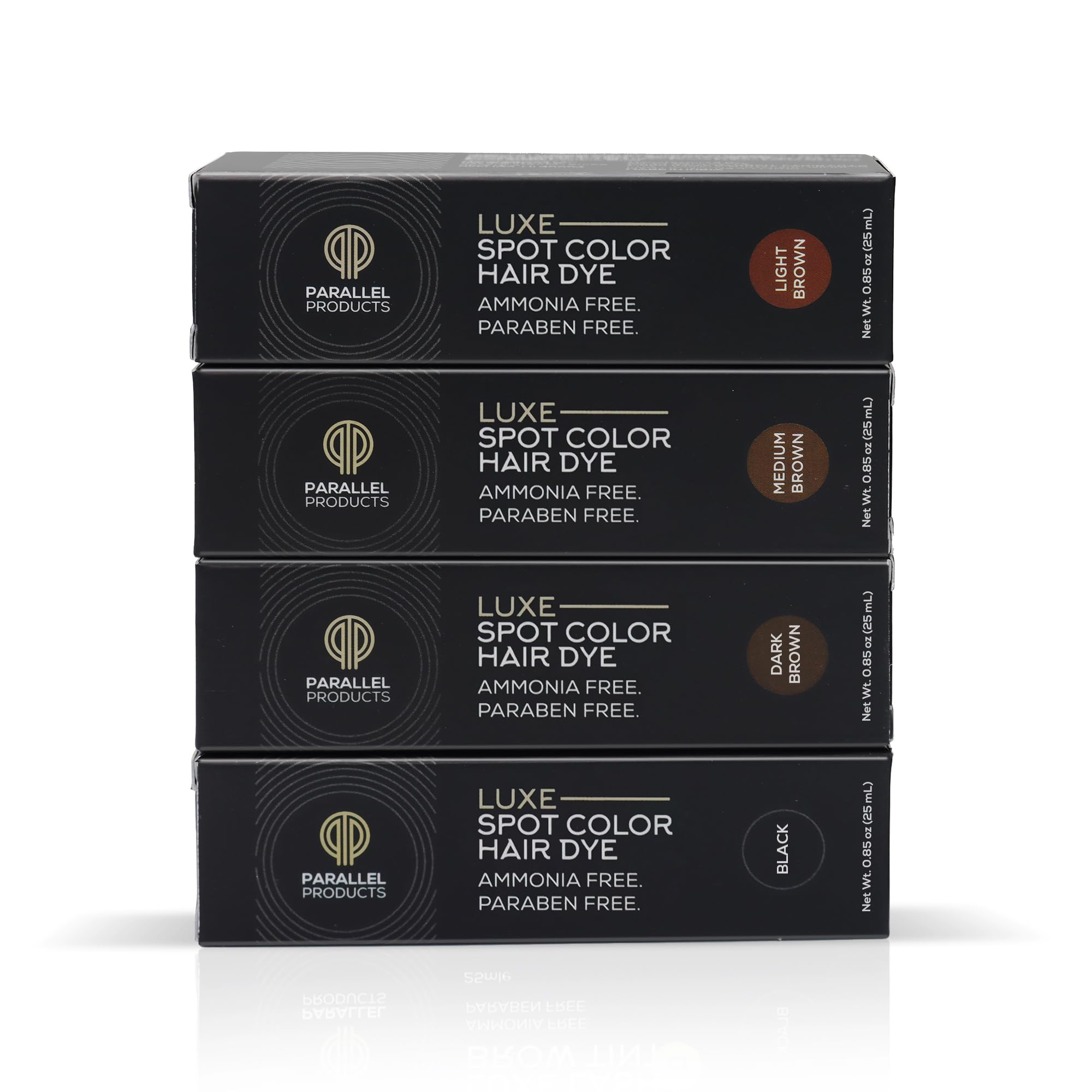 Parallel Products root touch-up application for targeted coloring