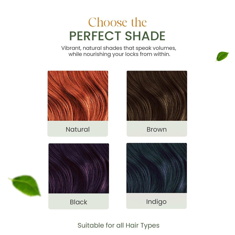 Pardesi Indigo with henna mix option for brown to black tones