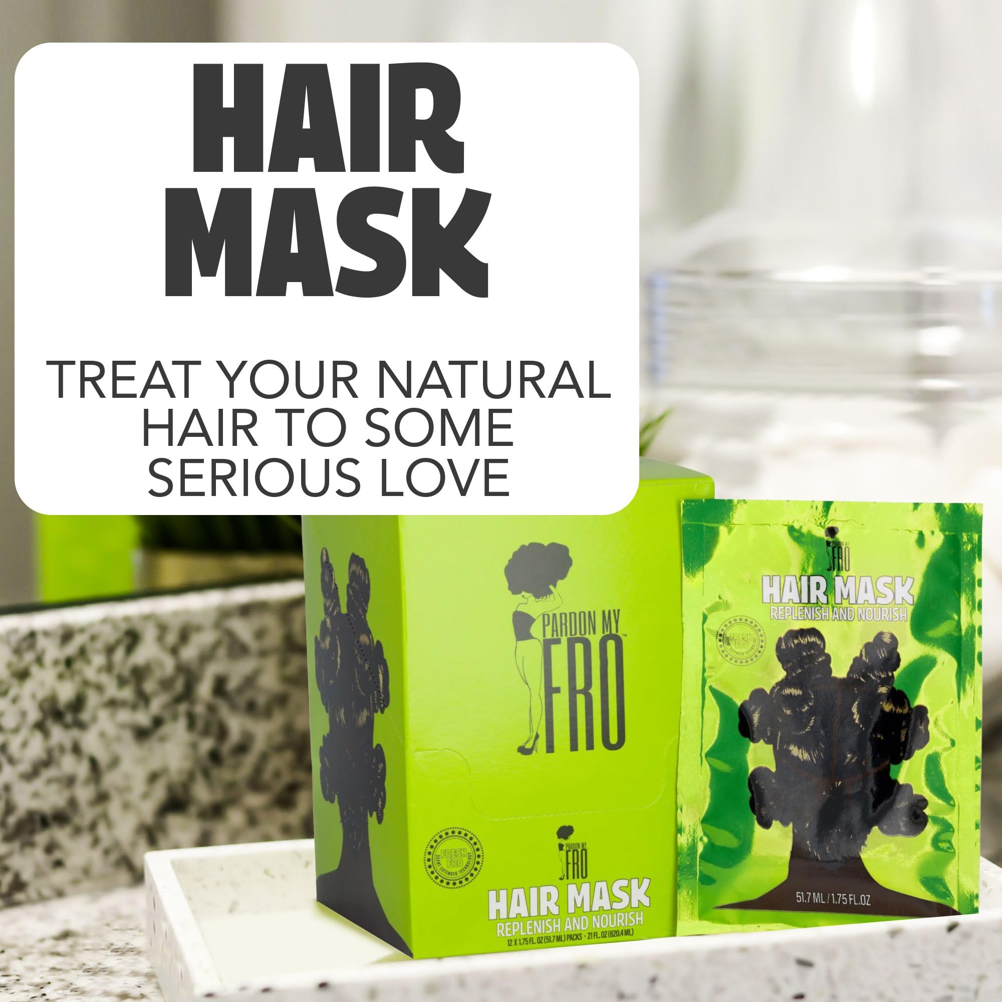 Pardon My Fro Argan Oil nourishes and adds shine