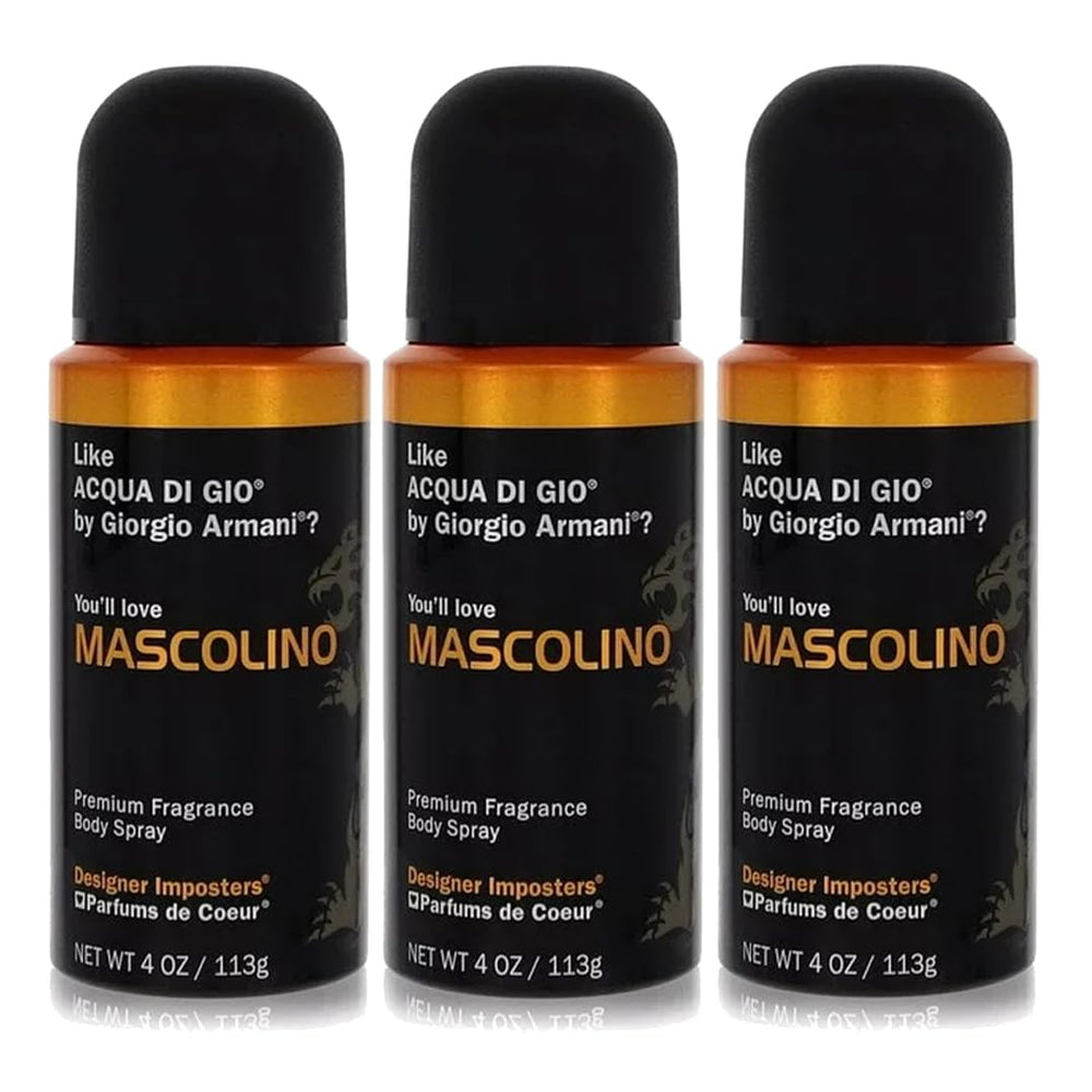 Parfums De Coeur Bod Man Mascolino bottle for daily office wear and citrus freshness