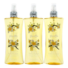 Parfums De Coeur Vanilla body spray 3-pack with a warm vanilla scent for daily wear and layering.