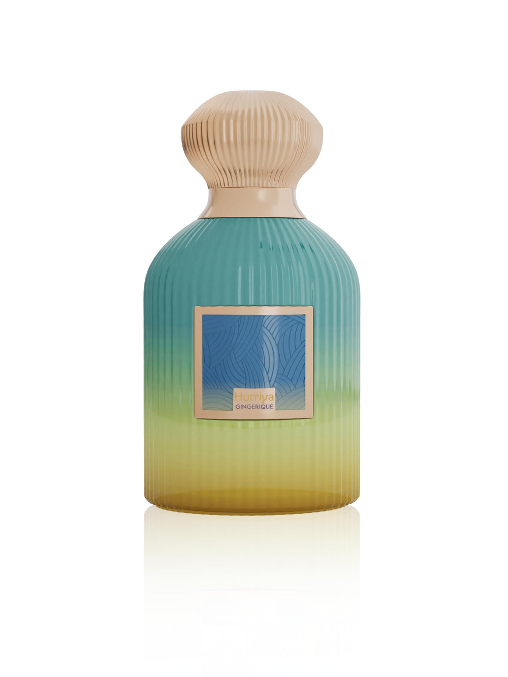 Paris Corner Hurriya Gingerique cap detail, premium finish enhancing a refined fragrance experience.