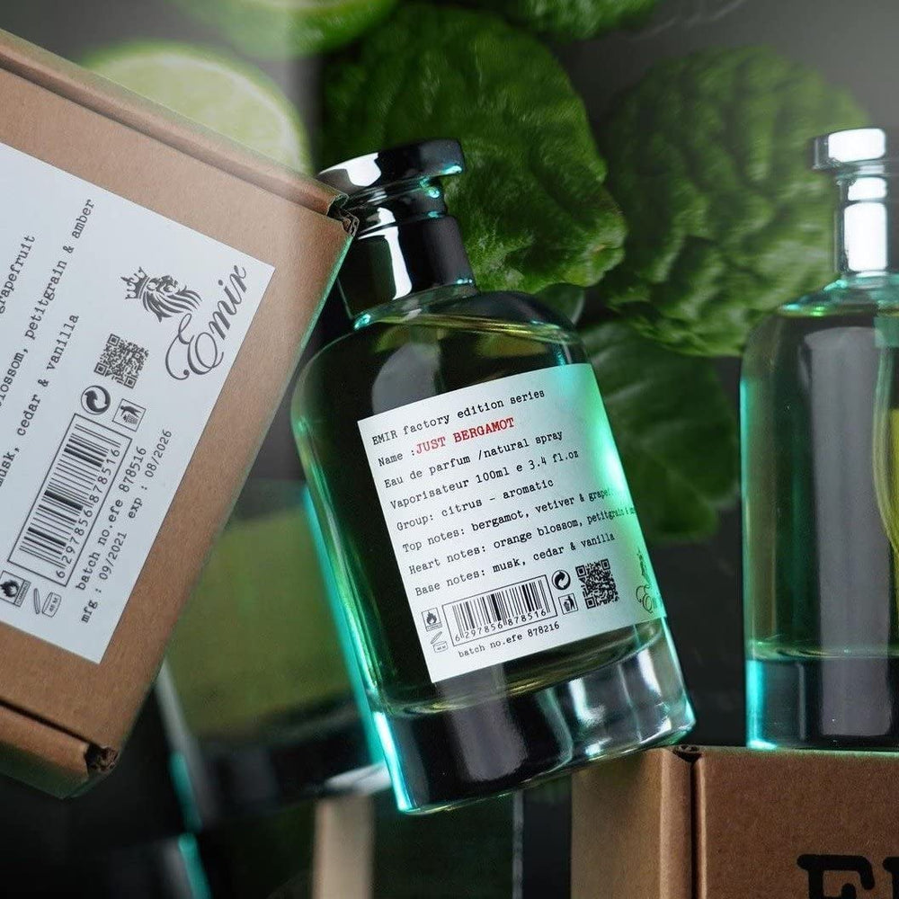 Paris Corner Just Bergamot box packaging on display, gift-ready presentation.