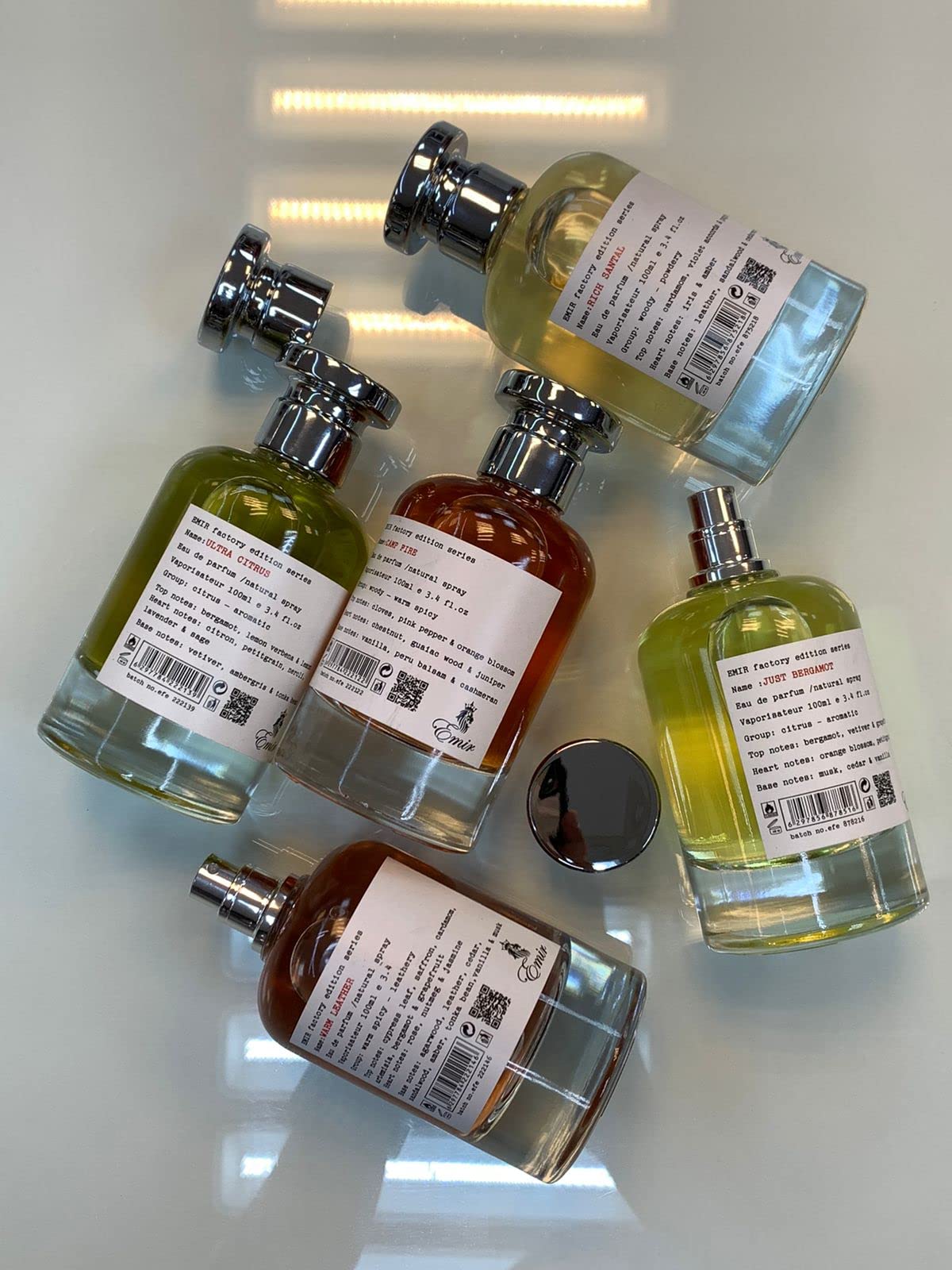 Just Bergamot splash photo captures immediate freshness on skin.