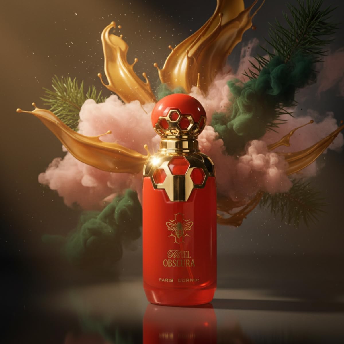 Perfume swirl of Paris Corner Miel Obscura hints at creamy honey and florals