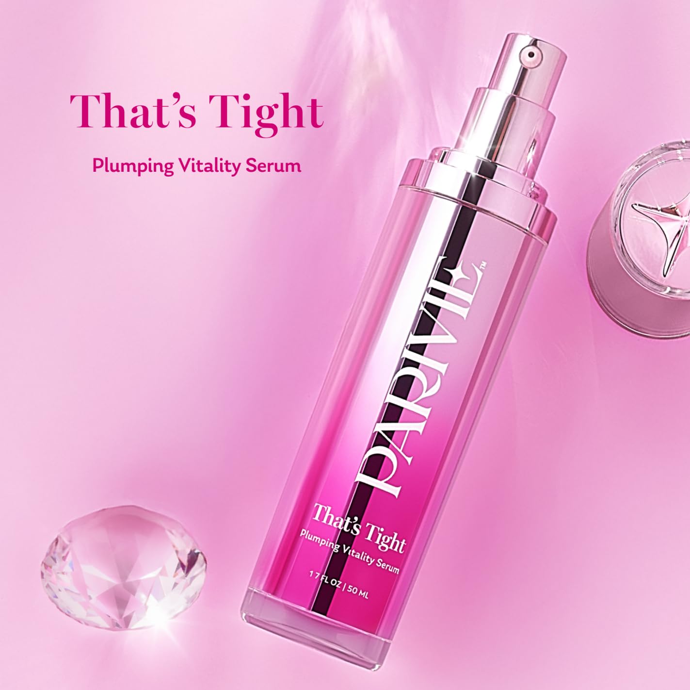 Parívie inPHinite Youth Technology graphic highlights advanced skincare science