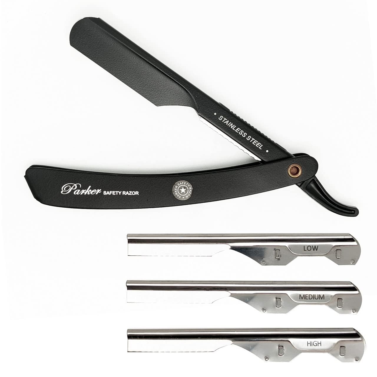 Parker PTABK razor low exposure for precise detailing.