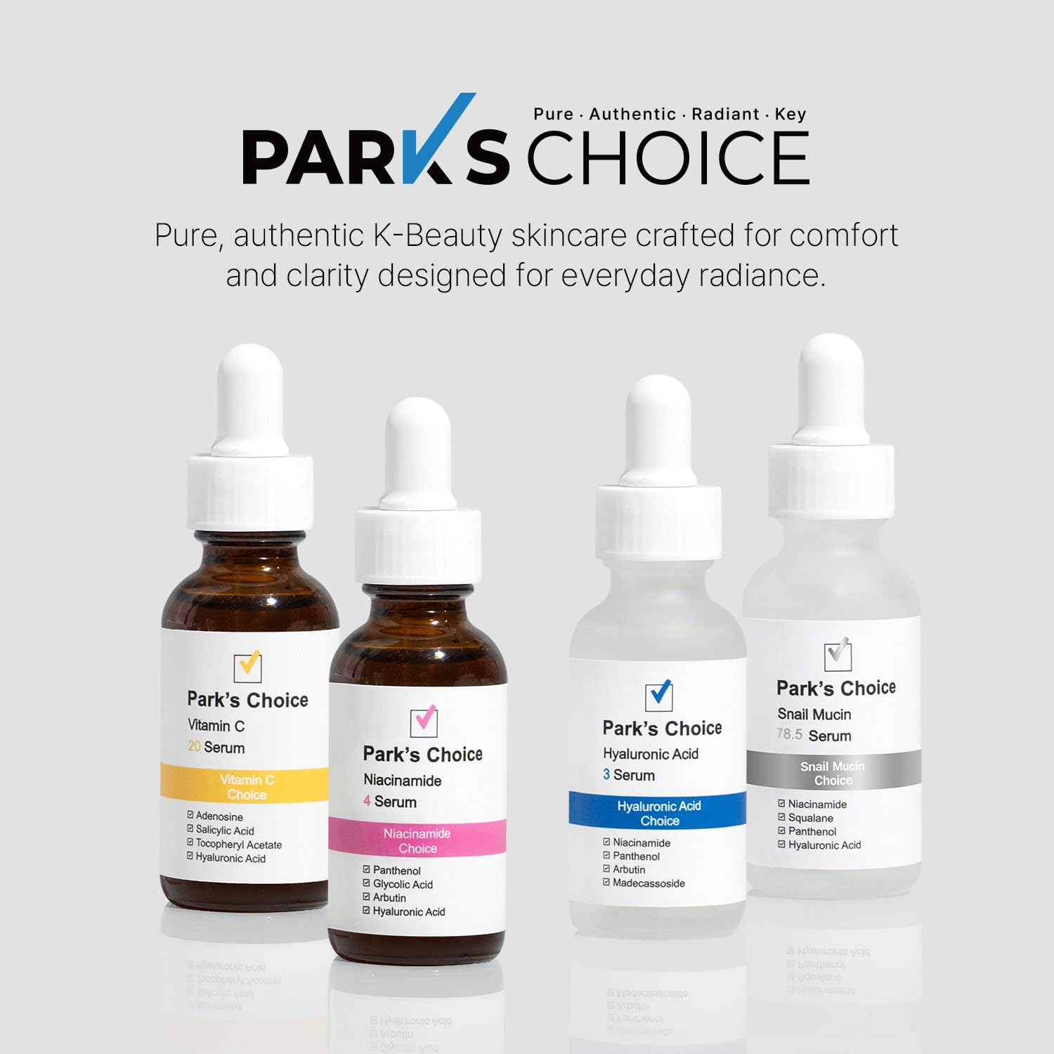 Park's Choice Vitamin C 20 Serum recyclable packaging option