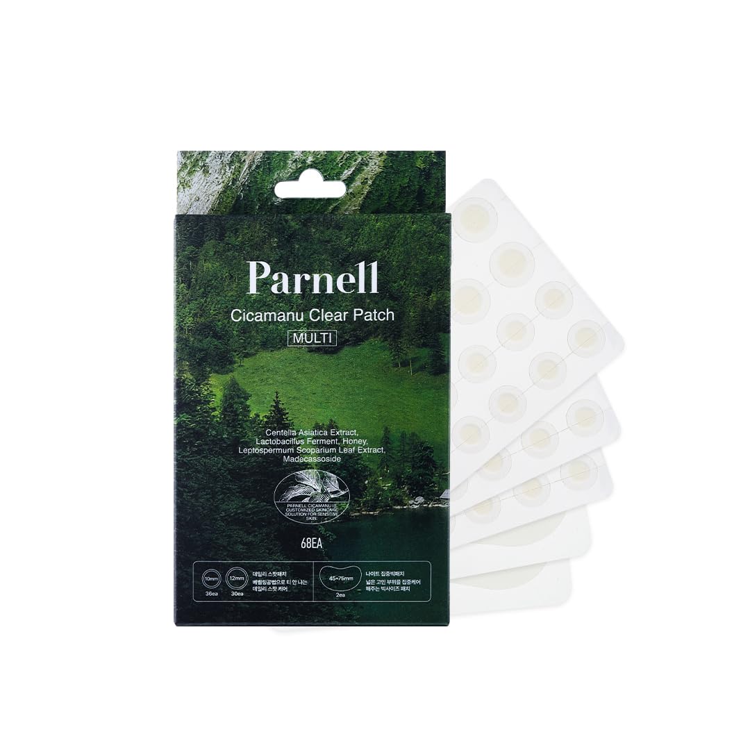 Parnell Cicamanu Clear Patch 10mm for targeted blemish coverage and discreet wear