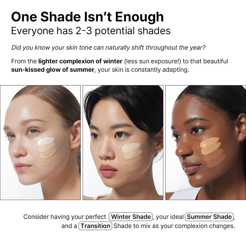 Parnell Cicamanu Serum Cushion application demo highlights easy blending.