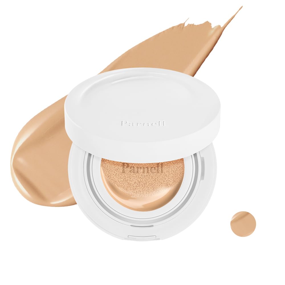 Parnell Cicamanu Serum Cushion bottle with radiant, lightweight coverage for sensitive skin.