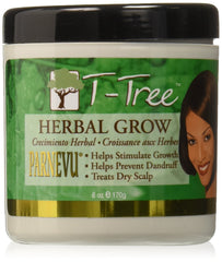 Parnevu T-Tree Herbal Grow Oil bottle pour enables easy scalp care.