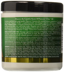 Parnevu T-Tree Herbal Grow Oil packaging shows compact 6-ounce bottle.