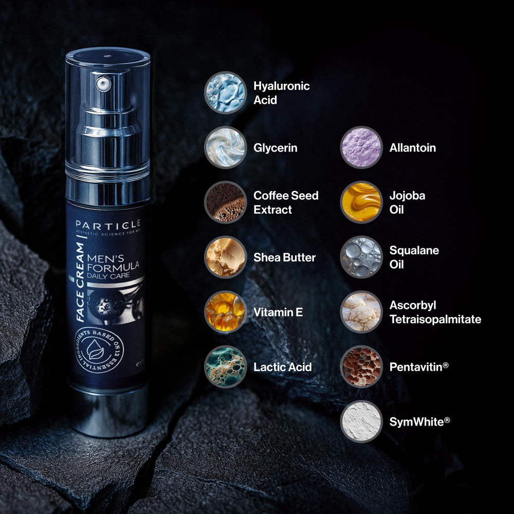 Particle 6-in-1 Face Cream apply-on-skin visual highlights effortless spread and instant refreshment.